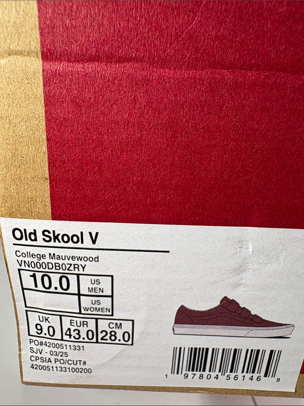 NWT Vans Old Skool Velcro Strap System Sneakers Men’s 10 - Picture 8 of 10